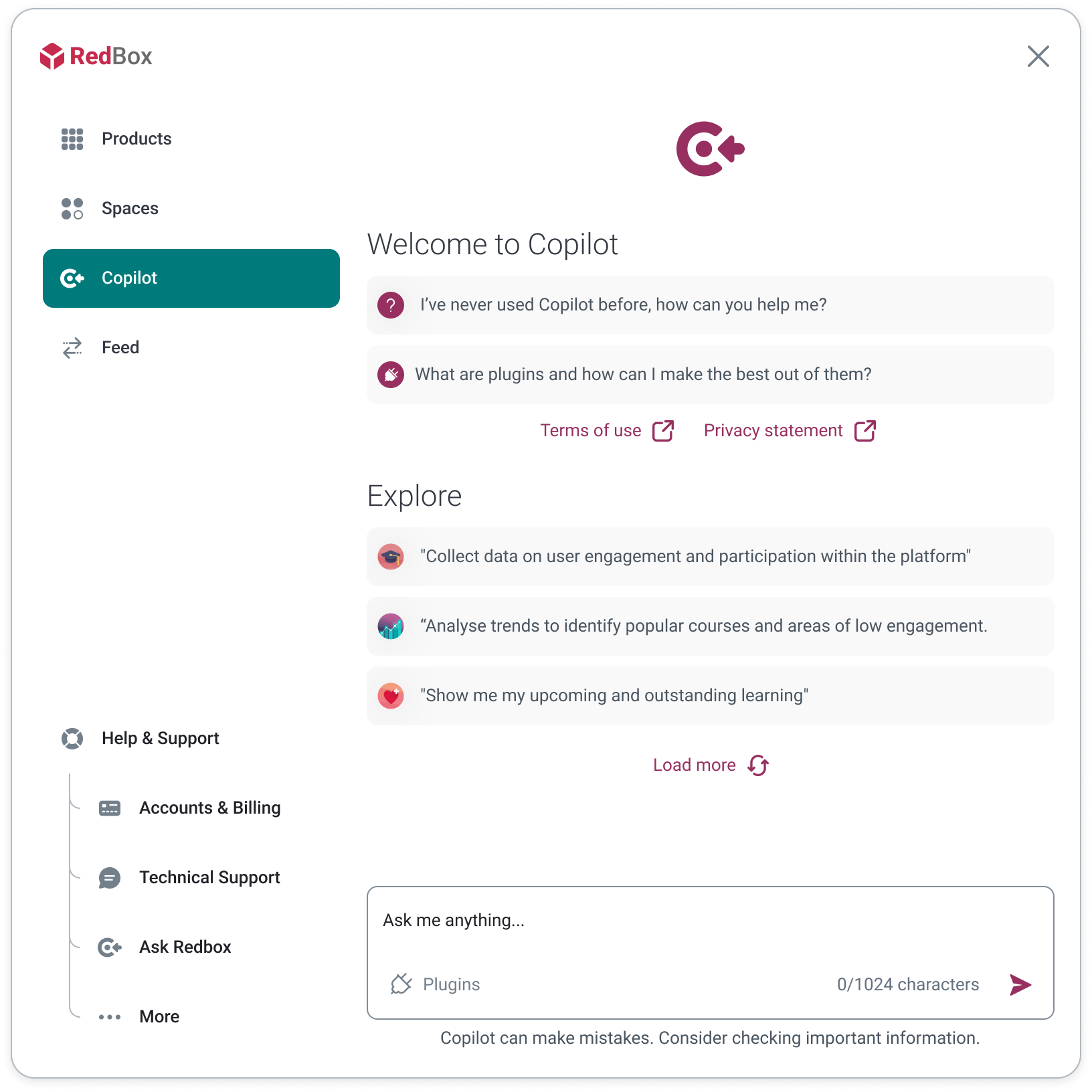 Copilot interface iteration 3
